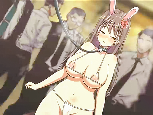 他の客にガン見されながら爆乳メイドと中出し合体！倫理観なんて糞くらいな超過激裏オプメイド喫茶でバニーちゃんとヤリまくる！