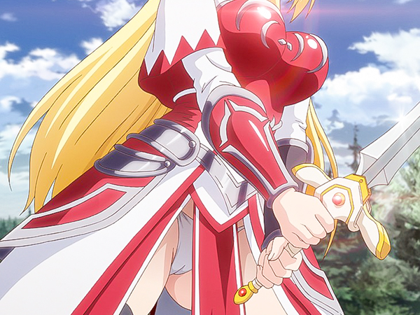 プライド崩壊確定！！！金髪女戦士が汚らわしい精子逆流させられながらメスイキとか…トラウマすぎ！！！