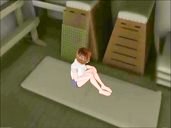 いいですねぇー！体操服女の子を倉庫でむふむふハメ撮りで大人チンポでハメこんじゃう！