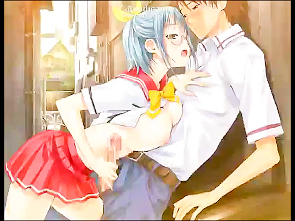 真面目そうなメガネ女子に青姦逆レイプ！！裏路地でチンポ丸出しにさせられて強制射精とかうらやまぁぁぁｗｗｗ